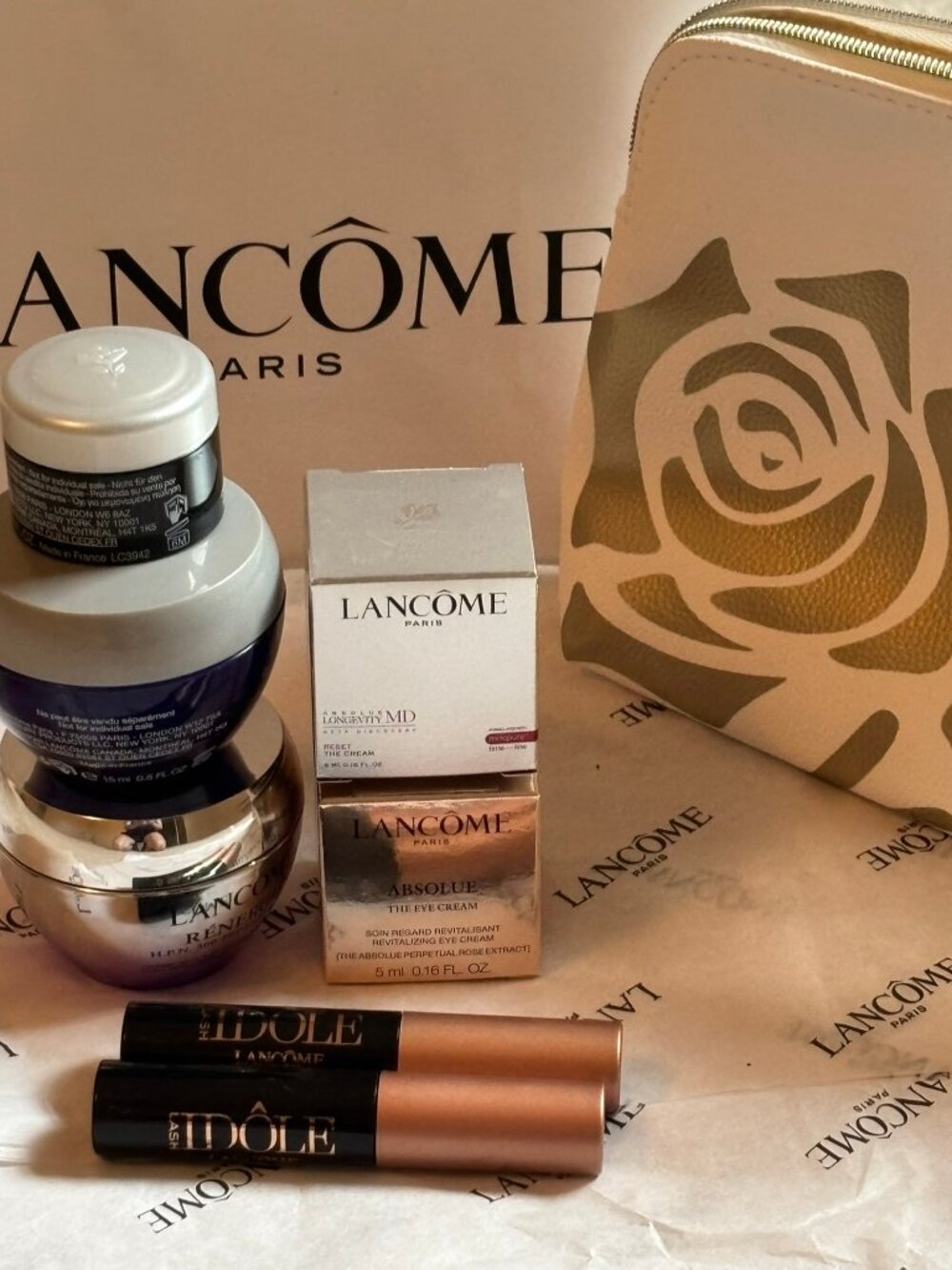 Lancome Absolue Face and Eye Cream & Renergie Anti Aging Advanced Set